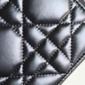 CARO BOX BAG 19 IN BLACK CALFSKIN