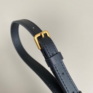 CARO 18 CAMERA BAG IN BLUE OBLIQUE JACQUARD