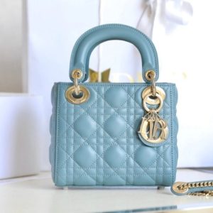 20221004_i1664875668_53_0 LADY 17 IN SKY BLUE LAMBSKIN WITH CANNAGE PATTERN