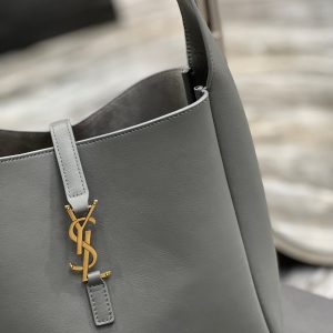 le 5a7 small 23 rock gray calfskin