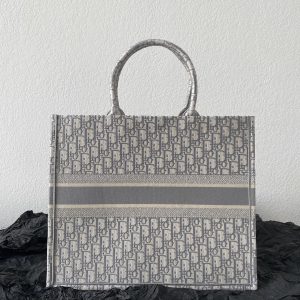 Large CD Book Tote 42cm Grey