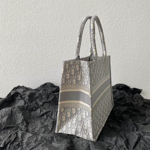 Medium CD Book Tote 36cm Grey