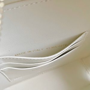 CARO 18 CAMERA BAG IN WHITE CALFSKIN