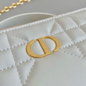 CARO 18 CAMERA BAG IN WHITE CALFSKIN