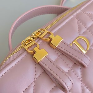 CARO 18 CAMERA BAG IN LIGHT PINK CALFSKIN