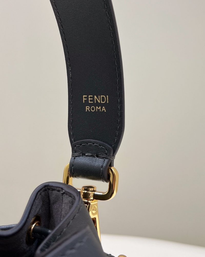 20221023_i1666508262_7746_3_jpg MON TRESOR MINI 18 BAG IN BLACK MIX GREY FF FABRIC WITH GOLD HARDWARE