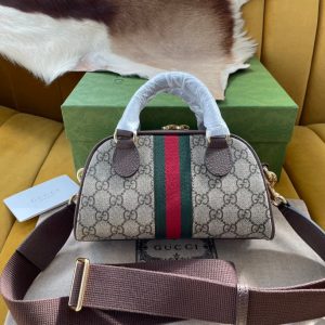 20221030_i1667114822_1220_1_jpg OPHIDIA GG SMALL 21 SHOULDER BAG BEIGE AND EBONY SUPREME CANVAS