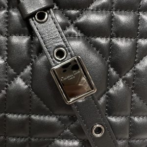 cd caro box 18 all black calfskin