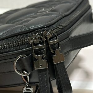 cd caro box 18 all black calfskin