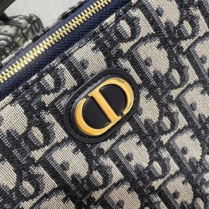 cd caro box 18 blue oblique embroidery