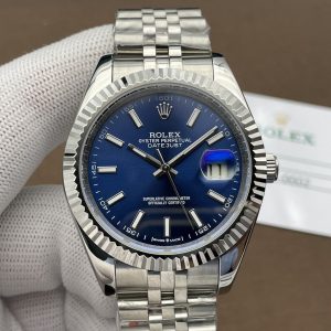 Rolex Datejust 41mm Silver Blue Dial 1