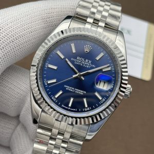 Rolex Datejust 41mm Silver Blue Dial