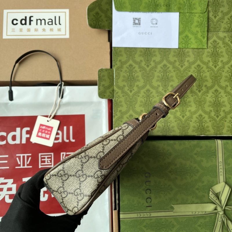 20221116_i1668578895_7141_3_jpg GG Ophidia Small Shoulder Bag 21cm Beige Dark Brown Canvas