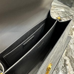 CASSANDRA 24.5 BLACK SUEDE CALFSKIN