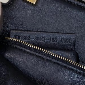 FendiI PEEKABOO 27 IN CAMEL BROWN CALFSKIN WITH GOLD HARDWARE