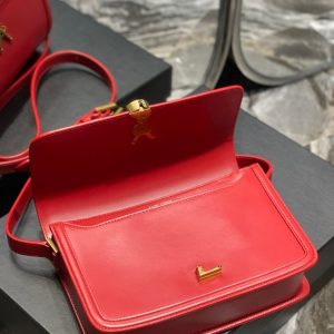 SOLFERINO MEDIUM 23 RED CALFSKIN GOLD HARDWARE