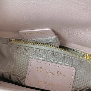 MINI LADY 17 MY ABC POWDER PINK LAMBSKIN