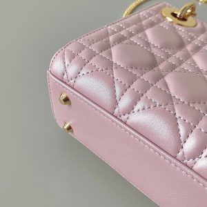 MINI LADY 17 MY ABC POWDER PINK LAMBSKIN