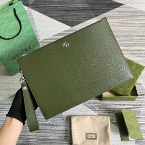 20221214_i1671028494_6950_0_jpg MARMONT POUCH 30 IN ARMY GREEN LAMBSKIN