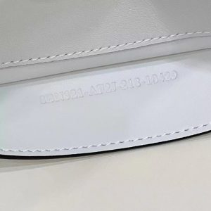 FendiI PEEKABOO 33 BAG IN WHITE CALFSKIN WITH STRAP GOLD HARDWARE