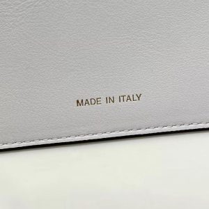 FendiI PEEKABOO 33 BAG IN WHITE CALFSKIN WITH STRAP GOLD HARDWARE