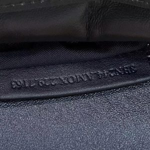 FendiI PEEKABOO MINI 23 BAG IN BLACK CALFSKIN WITH GOLD HARDWARE