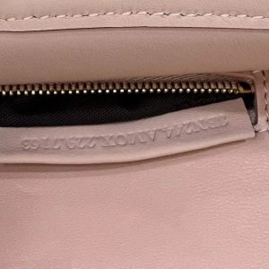 FendiI PEEKABOO MINI 23 BAG IN LIGHT PINK CALFSKIN WITH GOLD HARDWARE