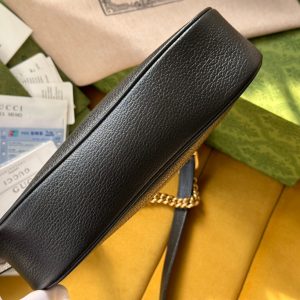 20221228_i1672222344_4932_3_jpg SHOULDER BAG 25 IN BLACK LAMBSKIN GOLD HARDWARE