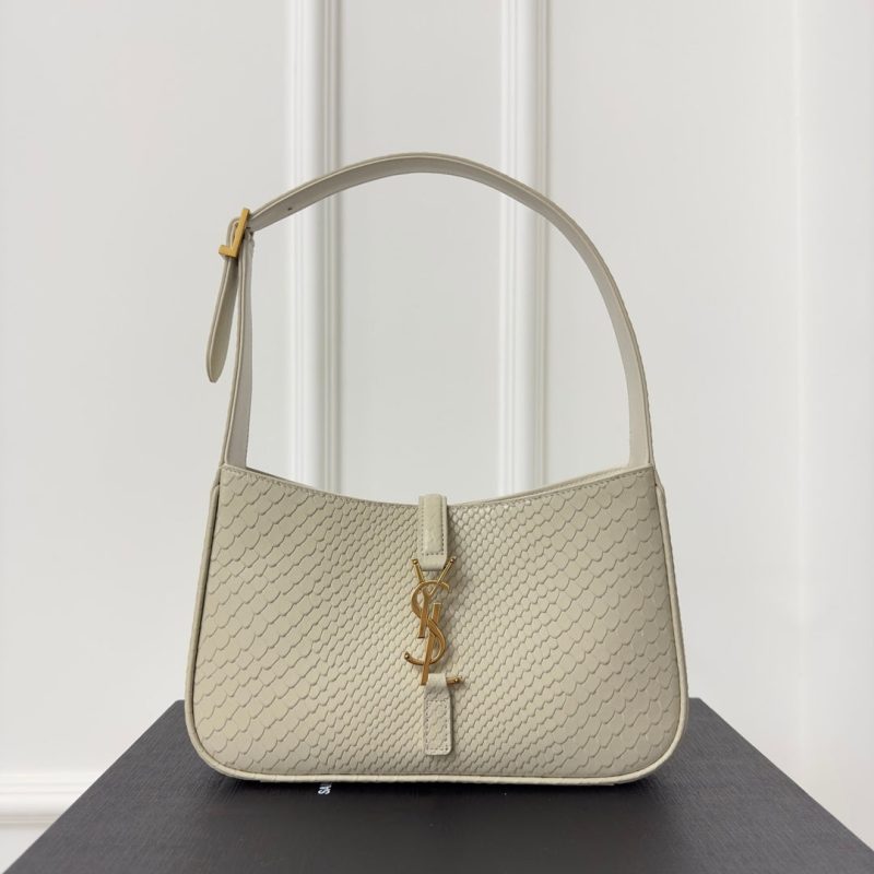Le 5 a 7 24 Snake White Lambskin Ghw