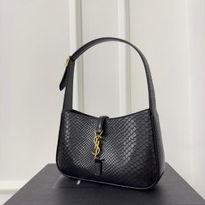 Le 5 a 7 24 Snake Black Lambskin Ghw