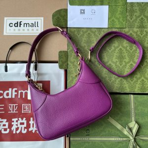 20230304_i1677909864_4347_1_jpg SHOULDER BAG 25 IN VIOLET CALFSKIN GOLD HARDWARE