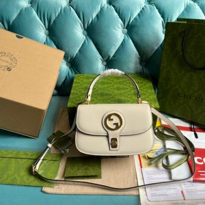 BLONDIE 23 TOP-HANDLE BAG WHITE CALFSKIN