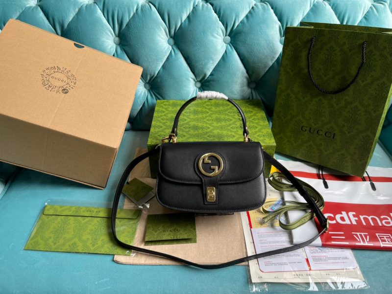 20230308_i1678286348_1956_8_jpg BLONDIE 23 TOP-HANDLE BAG BLACK CALFSKIN