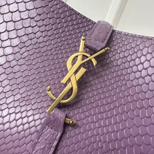 Le 5 a 7 24 Snake Purple Lambskin Ghw