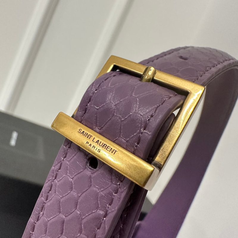 Le 5 a 7 24 Snake Purple Lambskin Ghw