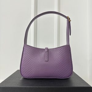 Le 5 a 7 24 Snake Purple Lambskin Ghw