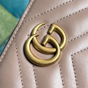 GG MARMONT MINI 22 HANDBAG IN LIGHT PURPLE CALFSKIN