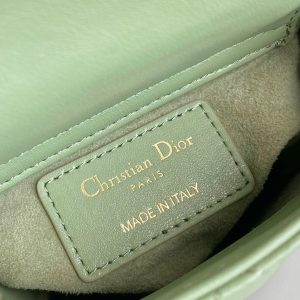 MICRO LADY 12 BAG IN LIGHT GREEN LAMBSKIN