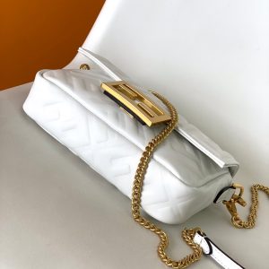 20230314_i1678773384_2132_3_jpg_be43417b-b051-40c3-b3de-16b5d11dbcac Mini Baguette Bag 20 With FF Motif White Leather Ghw