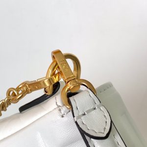 20230314_i1678773384_7943_8_jpg_02554e4b-a47b-40e7-a61e-63c3c9bb4999 Mini Baguette Bag 20 With FF Motif White Leather Ghw