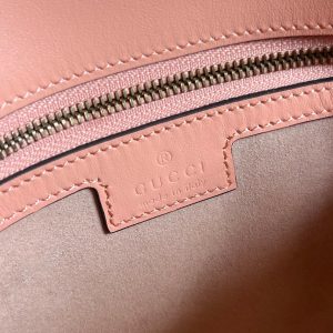 GG MARMONT 26 CLASSIC BAG IN PEACH PINK CALFSKIN