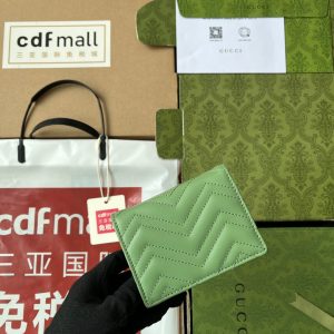 20230323_i1679560255_9042_1_jpg MARMONT QUILTED WALLET 11 IN LIGHT GREEN LAMBSKIN