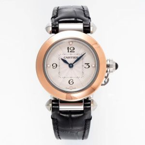 20230401_i1680288325_142_0_jpg pasha 30mm quartz pink gold white dial black leather