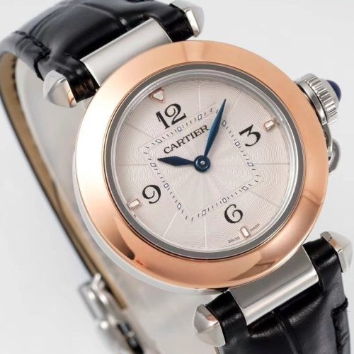 20230401_i1680288325_27_3_jpg pasha 30mm quartz pink gold white dial black leather