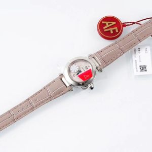 20230401_i1680288456_5570_8_jpg pasha 30mm quartz stainless steel pink dial light brown leather