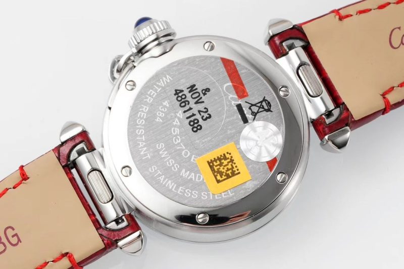 20230401_i1680288481_3390_6_jpg pasha 30mm quartz stainless steel white dial red leather