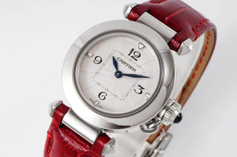 20230401_i1680288481_3803_2_jpg pasha 30mm quartz stainless steel white dial red leather