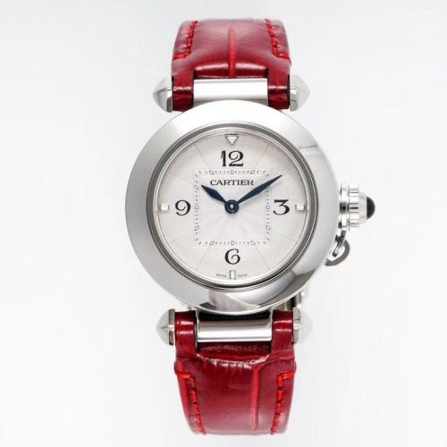 20230401_i1680288481_8681_0_jpg pasha 30mm quartz stainless steel white dial red leather
