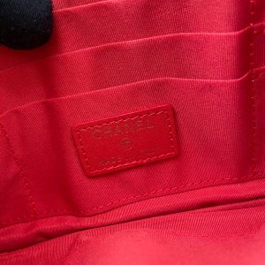 CC 19 Pouch 20cm Black Calfskin