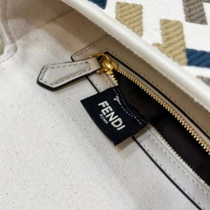 20230413_i1681380354_2455_6_jpg BAGUETTE CANVAS 27 BAG WHITE STRAP WITH MULTICOLOUR EMBROIDERY GOLD HARDWARE